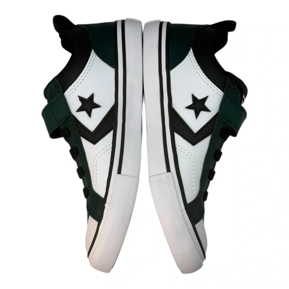Converse Pro Blaze Kids Boys'‎ Leather Strap Hook Loop Athletic Shoes, Size 13